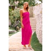 image:imagePRETTYGARDEN Summer Wedding Guest Dresses for Women 2026 Spring Cocktail Prom Graduation Bodycon Backless Elegant Midi DressRose Red