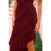 image:imagePRETTYGARDEN Summer Wedding Guest Dresses for Women 2026 Spring Cocktail Prom Graduation Bodycon Backless Elegant Midi DressWine Red
