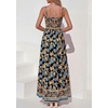 image:imagePRETTYGARDEN Summer Dresses for Women 2026 Casual Spaghetti Strap Beach Long Sundresses Boho Floral Smocked Maxi Flowy DressBlack