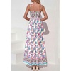image:imagePRETTYGARDEN Summer Dresses for Women 2026 Casual Spaghetti Strap Beach Long Sundresses Boho Floral Smocked Maxi Flowy DressPink