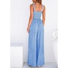image:imagePRETTYGARDEN One Piece Jumpsuits for Women Casual Summer Cruise Outfits 2026 Spring Fashion Smocked Wide Leg Gingham RompersBlue