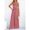 image:imagePRETTYGARDEN One Piece Jumpsuits for Women Casual Summer Cruise Outfits 2026 Spring Fashion Smocked Wide Leg Gingham RompersBurgundy