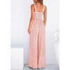 image:imagePRETTYGARDEN One Piece Jumpsuits for Women Casual Summer Cruise Outfits 2026 Spring Fashion Smocked Wide Leg Gingham RompersLight Pink