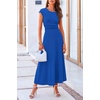 image:imagePRETTYGARDEN Two Piece Skirt Set for Women 2026 Summer Spring Dressy Casual Knit Travel Vacation Matching Lounge OutfitsBlue