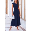 image:imagePRETTYGARDEN Two Piece Skirt Set for Women 2026 Summer Spring Dressy Casual Knit Travel Vacation Matching Lounge OutfitsDark Blue