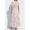 image:imagePRETTYGARDEN Women Summer Maxi Dresses 2026 Short Sleeve V Neck Button Floral Tiered Flowy Boho Sundress Beach OutfitsFloral White Multicolored