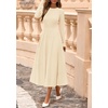 image:imagePRETTYGARDEN Womens Sweater Dress 2026 Long Sleeve Elegant Knit A Line Fall Wedding Guest Cocktail Midi Winter DressesApricot