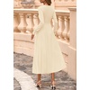 image:imagePRETTYGARDEN Womens Sweater Dress 2026 Long Sleeve Elegant Knit A Line Fall Wedding Guest Cocktail Midi Winter DressesApricot