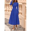 image:imagePRETTYGARDEN Womens Sweater Dress 2026 Long Sleeve Elegant Knit A Line Fall Wedding Guest Cocktail Midi Winter DressesBlue