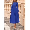 image:imagePRETTYGARDEN Womens Sweater Dress 2026 Long Sleeve Elegant Knit A Line Fall Wedding Guest Cocktail Midi Winter DressesBlue