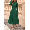 image:imagePRETTYGARDEN Womens Sweater Dress 2026 Long Sleeve Elegant Knit A Line Fall Wedding Guest Cocktail Midi Winter DressesDark Green