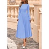 image:imagePRETTYGARDEN Womens Sweater Dress 2026 Long Sleeve Elegant Knit A Line Fall Wedding Guest Cocktail Midi Winter DressesLight Blue