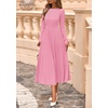 image:imagePRETTYGARDEN Womens Sweater Dress 2026 Long Sleeve Elegant Knit A Line Fall Wedding Guest Cocktail Midi Winter DressesPink