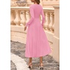 image:imagePRETTYGARDEN Womens Sweater Dress 2026 Long Sleeve Elegant Knit A Line Fall Wedding Guest Cocktail Midi Winter DressesPink