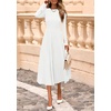 image:imagePRETTYGARDEN Womens Sweater Dress 2026 Long Sleeve Elegant Knit A Line Fall Wedding Guest Cocktail Midi Winter DressesWhite