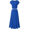 image:imagePRETTYGARDEN Two Piece Skirt Set for Women 2026 Summer Spring Dressy Casual Knit Travel Vacation Matching Lounge OutfitsBlue