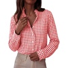 Plaid Brilliant Red White