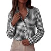 Plaid Black White