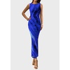 image:imagePRETTYGARDEN Womens Summer Wedding Guest Maxi Dress 2026 Spring Formal Floral Mesh Sleeveless Bodycon Vacation Long DressesBlue Watercolour