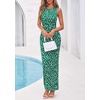 image:imagePRETTYGARDEN Womens Summer Wedding Guest Maxi Dress 2026 Spring Formal Floral Mesh Sleeveless Bodycon Vacation Long DressesDot Green