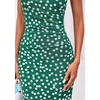 image:imagePRETTYGARDEN Womens Summer Wedding Guest Maxi Dress 2026 Spring Formal Floral Mesh Sleeveless Bodycon Vacation Long DressesDot Green