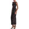 image:imagePRETTYGARDEN Womens Summer Wedding Guest Maxi Dress 2026 Spring Formal Floral Mesh Sleeveless Bodycon Vacation Long DressesFloral Black