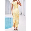 image:imagePRETTYGARDEN Womens Summer Wedding Guest Maxi Dress 2026 Spring Formal Floral Mesh Sleeveless Bodycon Vacation Long DressesFloral Yellow