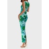 image:imagePRETTYGARDEN Womens Summer Wedding Guest Maxi Dress 2026 Spring Formal Floral Mesh Sleeveless Bodycon Vacation Long DressesGreen Floral