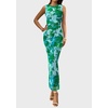image:imagePRETTYGARDEN Womens Summer Wedding Guest Maxi Dress 2026 Spring Formal Floral Mesh Sleeveless Bodycon Vacation Long DressesGreen Floral
