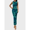 image:imagePRETTYGARDEN Womens Summer Wedding Guest Maxi Dress 2026 Spring Formal Floral Mesh Sleeveless Bodycon Vacation Long DressesLake Blue Floral