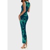 image:imagePRETTYGARDEN Womens Summer Wedding Guest Maxi Dress 2026 Spring Formal Floral Mesh Sleeveless Bodycon Vacation Long DressesLake Blue Floral
