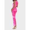 image:imagePRETTYGARDEN Womens Summer Wedding Guest Maxi Dress 2026 Spring Formal Floral Mesh Sleeveless Bodycon Vacation Long DressesLeaves Pink
