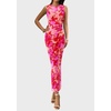image:imagePRETTYGARDEN Womens Summer Wedding Guest Maxi Dress 2026 Spring Formal Floral Mesh Sleeveless Bodycon Vacation Long DressesPink Floral